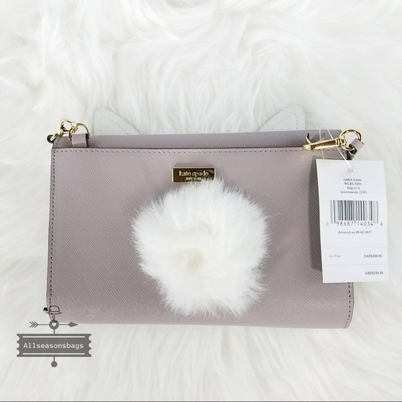NWT Kate spade Rabbit Winnie hop to it crossbody - Picture 4 of 8